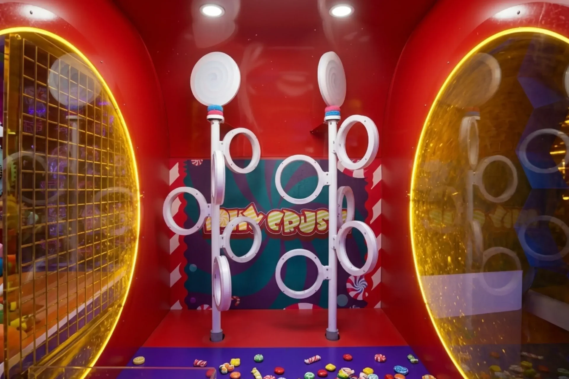 Jolly Crush ring-toss arcade game