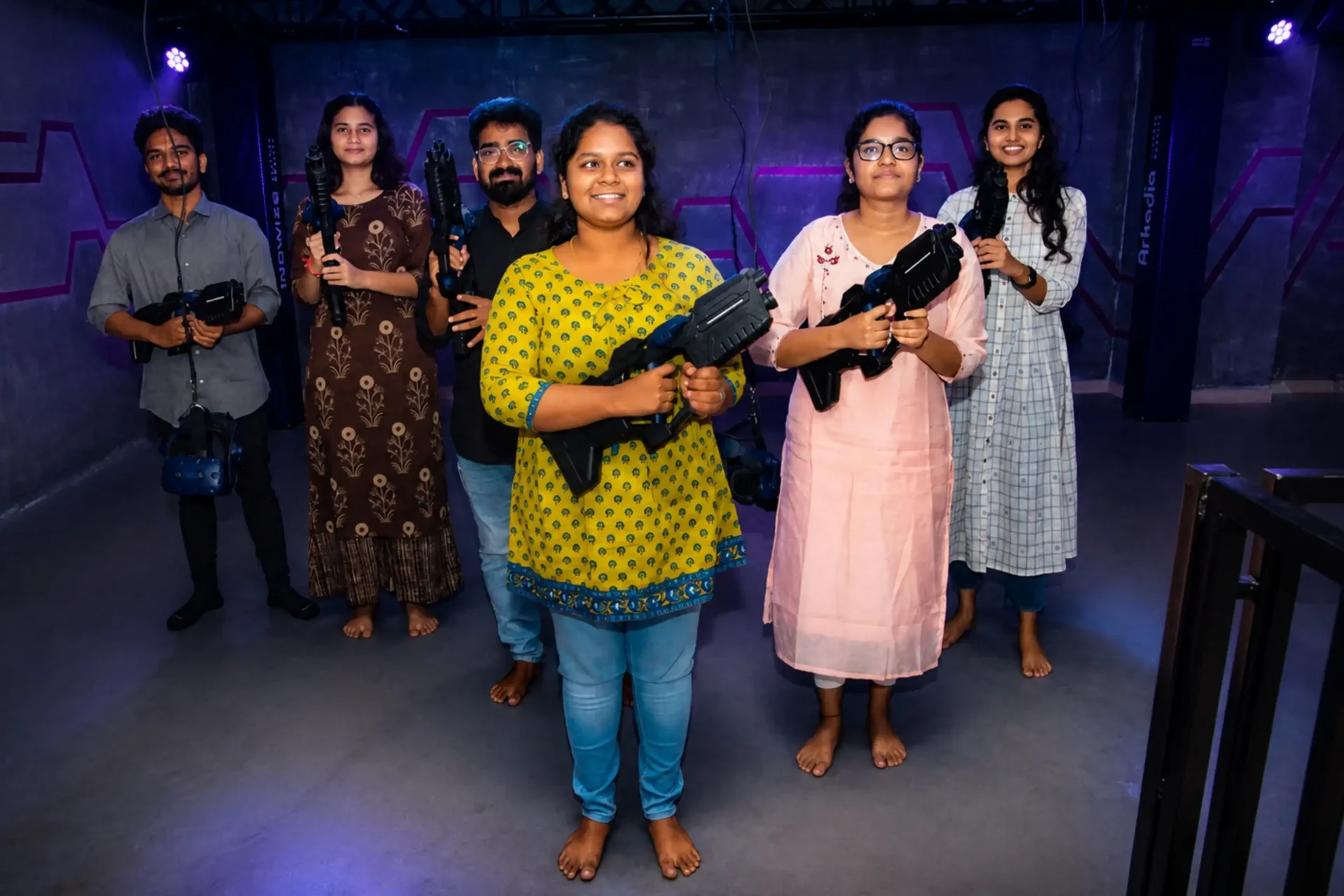 Group of friends VR session Game Xtreme Hyderabad