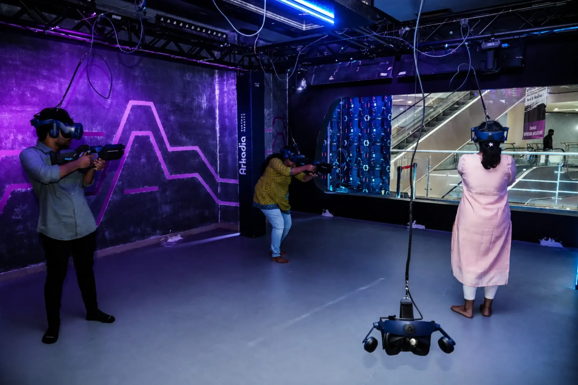 Multiplayer VR shooter free-roam Hyderabad