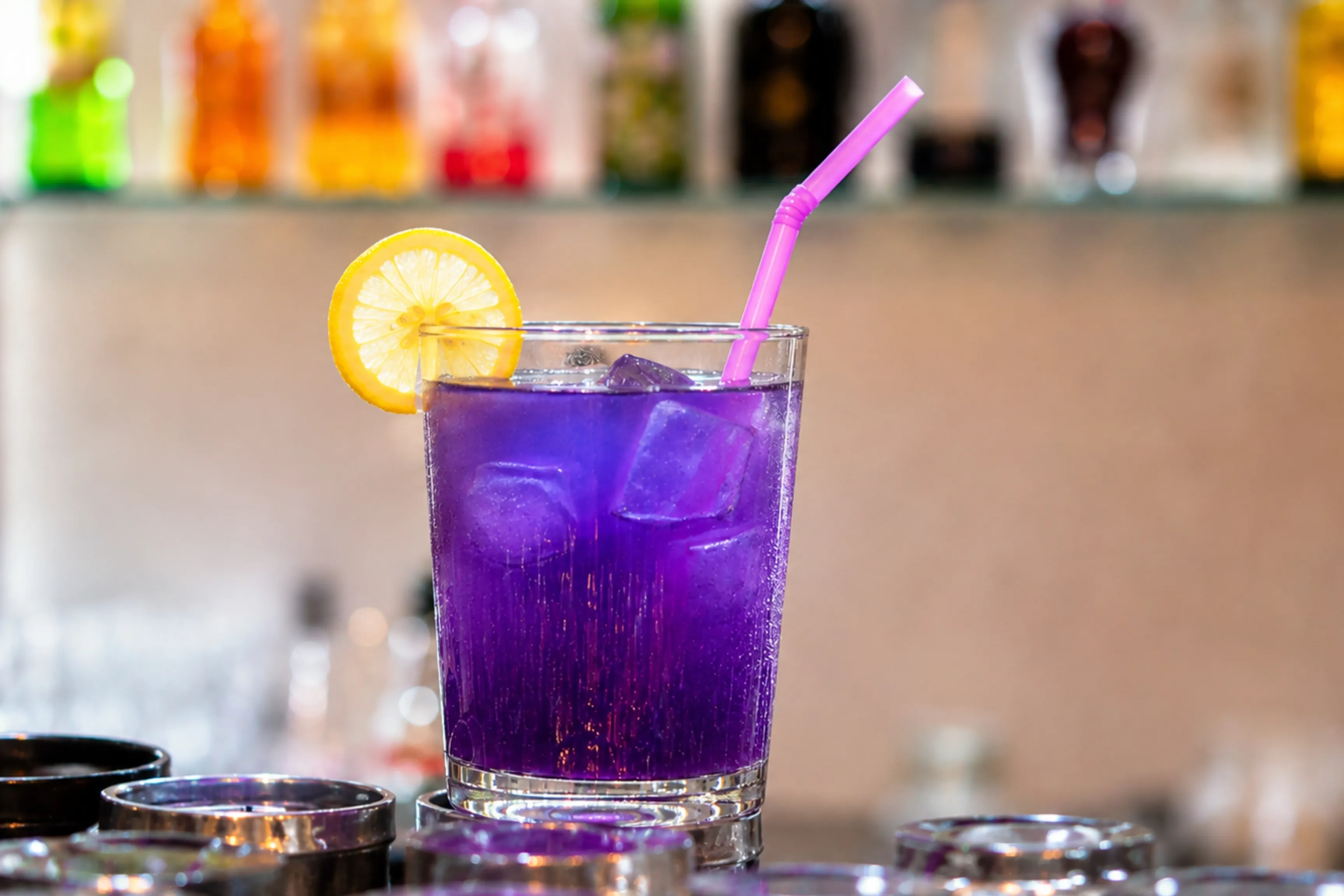 Purple Rain — Game Xtreme signature neon purple mocktail