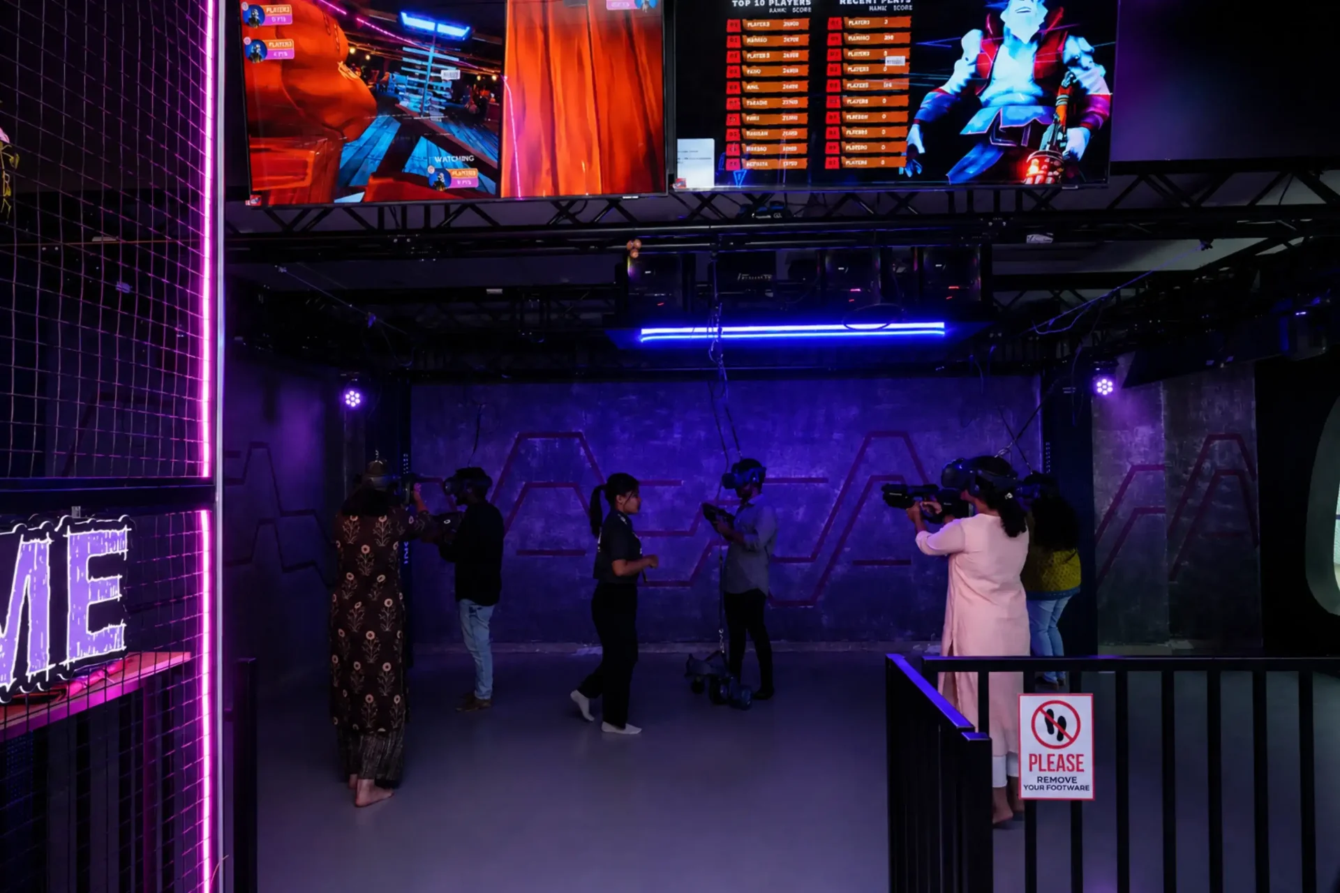 VR tournament leaderboard at Game Xtreme Hyderabad